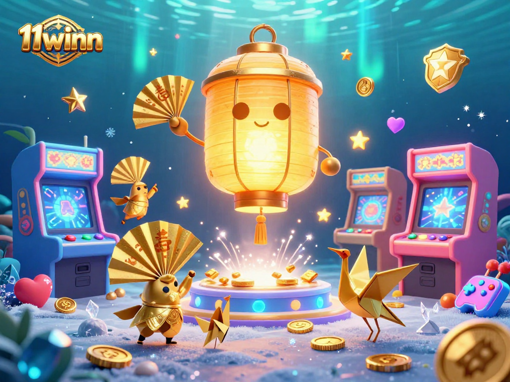Engage with thrilling games at 11winn casino featuring vibrant arcade scenes and captivating visuals.