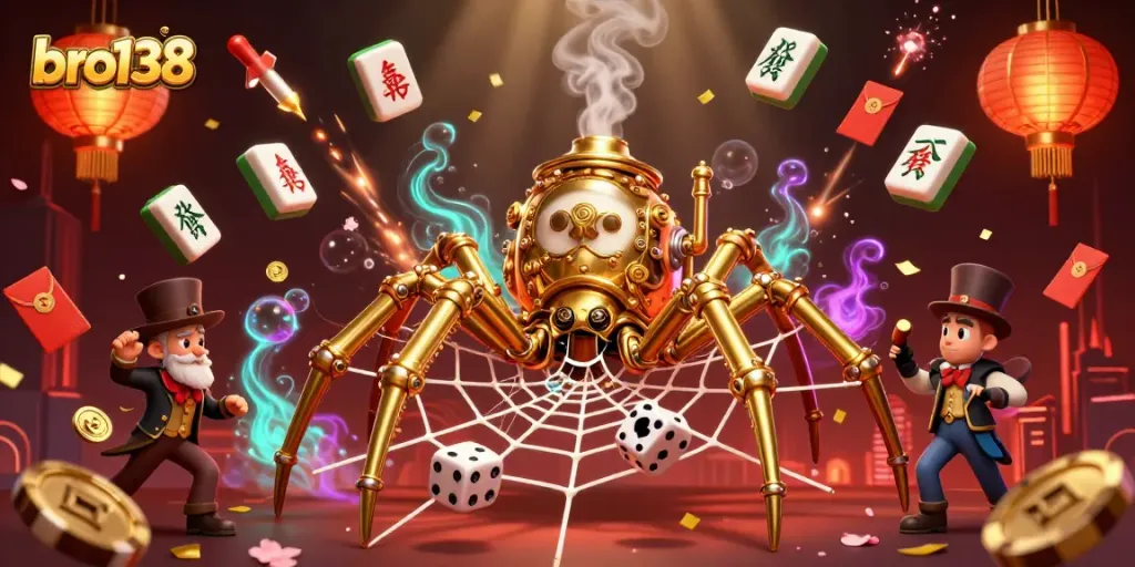 Engage in thrilling gameplay at bro138 with steampunk elements capturing luck and fortune
