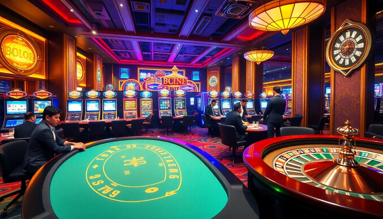 Experimenta una emocionante experiencia de juego en línea con bcbrl en mesas de casino de lujo y máquinas tragamonedas vibrantes.