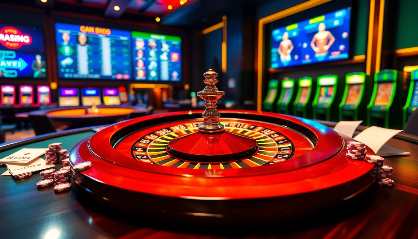 Experience the thrills of https://rr88a.us.com/ with an elegant roulette wheel and vibrant poker chips.