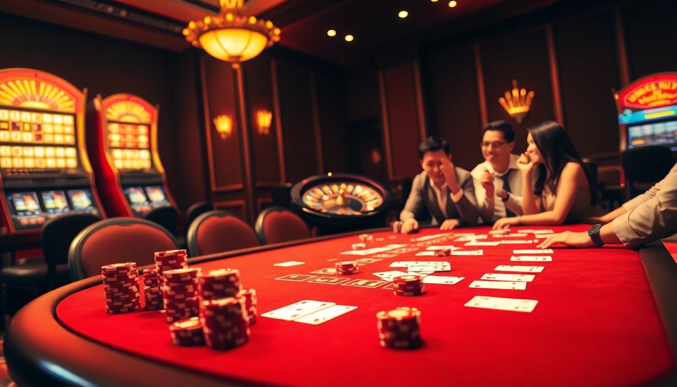 Experience thrilling gameplay at UU 88 with exciting casino action, poker chips, and a roulette wheel.