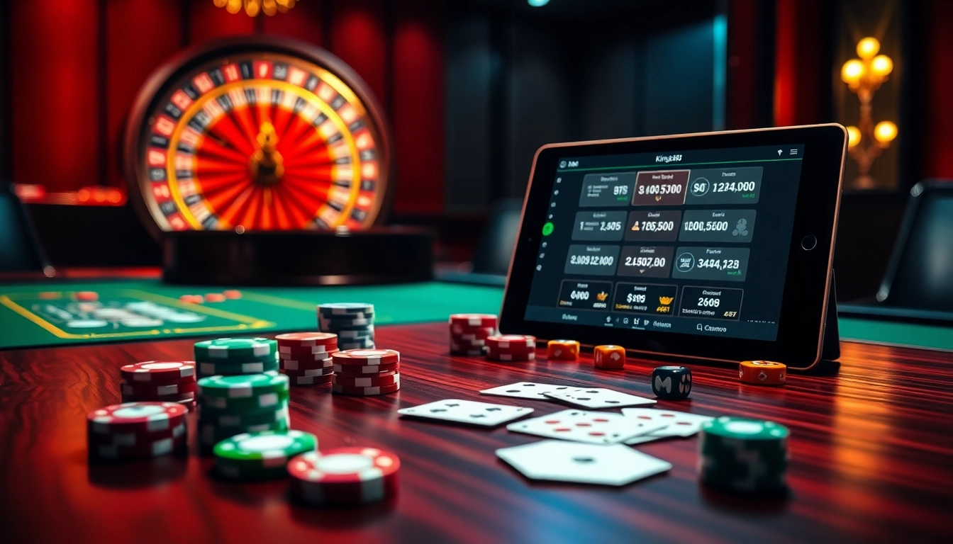 Engaged players experience thrilling action at King88 Casino's vibrant tables and games.